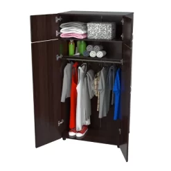 4 Door Wardrobe/Armoire Espresso - Inval 10 4 Door Wardrobe/Armoire Espresso - Inval -Home Style Deals Store GUEST 65f27695 6c8f 4897 b12f 749b10b46469