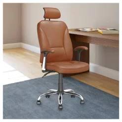 Workspace Executive Office Chair Leatherette Light Brown - CorLiving -Home Style Deals Store GUEST 6652f4be 322a 4ceb 939b 0a28eae3a116