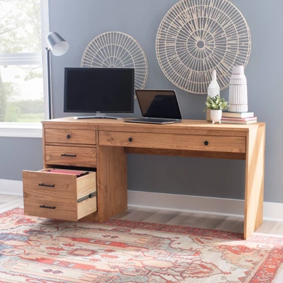 Vanessa Desk 1 File Cabinet - Linon 10 Vanessa Desk 1 File Cabinet - Linon - Image 10