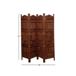 Traditional Wood Room Divider Screen Red - Olivia & May -Home Style Deals Store GUEST 66ee46fa ab3d 4735 a82c e76c7a38f7e3