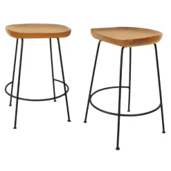 Set Of 2 24.5" Bryson Counter Height Barstools - Carolina Chair & Table 6 Set Of 2 24.5" Bryson Counter Height Barstools - Carolina Chair & Table -Home Style Deals Store GUEST 67d6afca 4425 411c 9b81 b798e18816dc