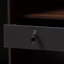 7 Shelf Wardrobe Rikke Two-Tone Wood Storage Cabinet Brown - Baxton Studio -Home Style Deals Store GUEST 6b114e75 e0d7 423d a385 41ecc66d6803