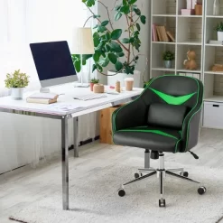 Costway Office Chair Task Desk Swivel Adjustable Height W/ Massage Lumbar Support BlueGreen -Home Style Deals Store GUEST 6b338586 a40b 45d0 99a9 8793c0e885c8