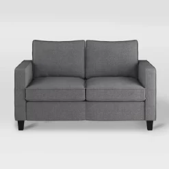 2pc Georgia Fabric Loveseat And Accent Chair Set Gray - CorLiving -Home Style Deals Store GUEST 6b3a2005 5fd2 4093 90a9 da90a807f787