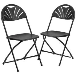 Flash Furniture 2 Pack HERCULES Series 650 Lb. Capacity Plastic Fan Back Folding Chair -Home Style Deals Store GUEST 6d0b3c96 eb7c 47ec bf76 f224381e33a3