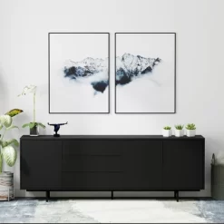 Glenwillow Home Atlas 78" X 28" Highboy Modern TV Stand Cabinet And Sideboard -Home Style Deals Store GUEST 6d2bbf50 f479 4ed6 92bf 70ab15157f46