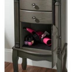 Sedalia Jewelry Armoire Gray - Powell Company -Home Style Deals Store GUEST 6e142337 ae35 4300 b842 036b6b17f1b3