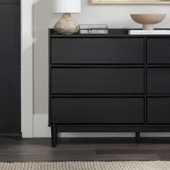 Mid-Century Modern Solid Wood 6 Drawer Double Dresser - Saracina Home -Home Style Deals Store GUEST 6e54a525 852f 4e93 8d57 0eae630fa901