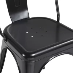 Yaheetech Pack Of 4 Stackable Classic Metal Dining Chair For Indoor Outdoor -Home Style Deals Store GUEST 6f07afc0 bf4a 4982 be28 f69fb2f5a027