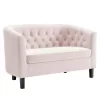 Prospect Performance Velvet Loveseat Pink - Modway