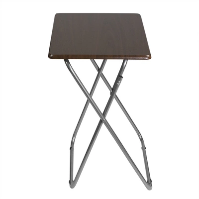 Home Basics Multi-Purpose Foldable Table, Cherry 5 Home Basics Multi-Purpose Foldable Table, Cherry - Image 5