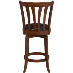 25.5" Savana Swivel Counter Height Barstool Cherry/Black - Hillsdale Furniture -Home Style Deals Store GUEST 704174d6 dc59 4351 ab70 931b6f81d527
