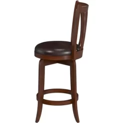 25.5" Savana Swivel Counter Height Barstool Cherry/Black - Hillsdale Furniture -Home Style Deals Store GUEST 71189f6e 4a3c 47f4 a253 9cc9b860d068