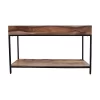 Springdale Ii Rustic 2 Drawer Console Table Natural Finish - Treasure Trove Accents