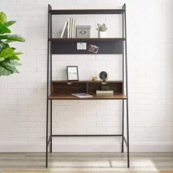36" Writing Desk With Open Storage Ladder Bookshelf - Saracina Home -Home Style Deals Store GUEST 746187fb a638 4f3a ae20 f3b4f74d4176