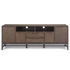 Devlin Mid-Century Wide TV Stand For TVs Up To 80" Walnut Brown - WyndenHall -Home Style Deals Store GUEST 74a5225f 5159 4088 988f 0bad65c7f75b