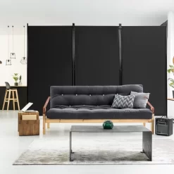 Costway 3-Panel Room Divider Folding Privacy Partition Screen For Office Room WhiteBlackBrown -Home Style Deals Store GUEST 759075bb ba62 4906 9f66 117ed3ef9f64