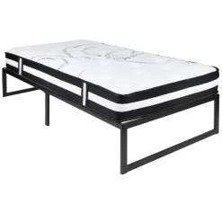 Emma And Oliver 14" Platform Bed Frame & 12" Mattress In A Box - No Box Spring Required -Home Style Deals Store GUEST 759ce271 130a 4a46 ae90 1144564cb4e0