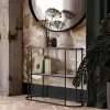 Moon Phases Console Table White Marble/Glass - Mr. Kate