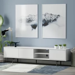 Glenwillow Home Atlas 78" X 20" Mid-Century Modern Buffet/Sideboard/TV Console