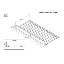 Twin XL Trundle Bed Espresso - AFI -Home Style Deals Store GUEST 77bee7cf cf5b 4808 87bf 6c94fa7f93ab