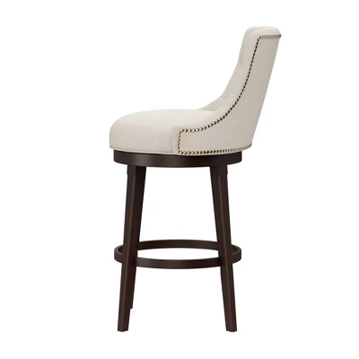 30" Halbrooke Swivel Barstool Smoke/Cream Hillsdale Furniture 6 30" Halbrooke Swivel Barstool Smoke/Cream Hillsdale Furniture - Image 6