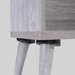 Chandelle 2pc Mid-Century Entertainment Center Set Gray Oak - Christopher Knight Home -Home Style Deals Store GUEST 78e5b2aa ca68 4453 b2a7 5c9f56c7346f