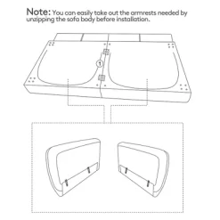 Costway Convertible Futon Sofa Bed PU Adjustable Couch Sleeper W/Wood Legs -Home Style Deals Store GUEST 7916d9a3 4f84 49f9 b32d f7e7cf1a6a94