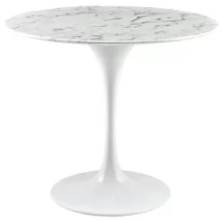 Lippa Round Artificial Marble Dining Table - Modway -Home Style Deals Store GUEST 7b27bac9 ced2 4801 9377 3c58f204d4ca
