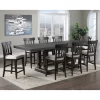 9pc Napa Counter Height Dining Set Dusky Cedar - Steve Silver Co.