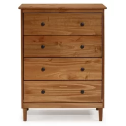 Stiva Classic Mid-Century Modern Vertical 4 Drawer Dresser - Saracina Home -Home Style Deals Store GUEST 7d52ef34 1e46 4920 a3a1 34d91177eaef