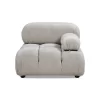 Jennifer Taylor Home Marcel 36 Inch Modular Modern Lounge Arm Chair, Pebble Gray Corduroy