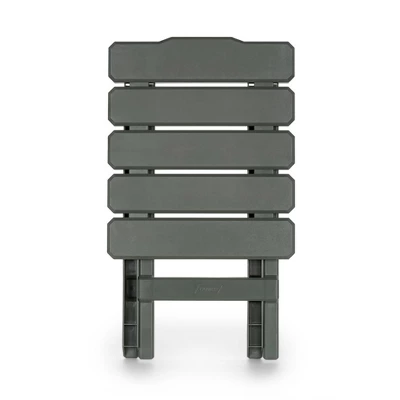 Camco Adirondack Portable Outdoor Camping Small Weatherproof Rustproof Durable Plastic Folding Side Table For Indoor And Outdoor Use, Sage 3 Camco Adirondack Portable Outdoor Camping Small Weatherproof Rustproof Durable Plastic Folding Side Table For Indoor And Outdoor Use, Sage - Image 3