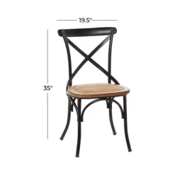 Set Of 2 Farmhouse Iron Dining Chair - Olivia & May -Home Style Deals Store GUEST 7e20f11a 87b4 40c8 b8d0 65725e1ca881