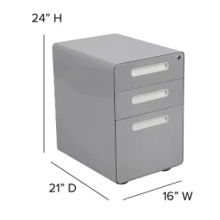 Flash Furniture Ergonomic 3-Drawer Mobile Locking Filing Cabinet With Anti-Tilt Mechanism And Hanging Drawer For Legal & Letter Files -Home Style Deals Store GUEST 7e6f3ffa e996 4c41 84ac c69ecb625250