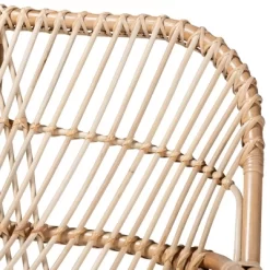 Jayden Fabric Upholstered And Rattan Loveseat White/Brown - Bali & Pari -Home Style Deals Store GUEST 7e86e52e 5668 4915 aa82 85fdd8a74426