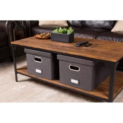 Internet's Best Collapsible File Box Storage Organizer With Lid - 1 Pack - Charcoal -Home Style Deals Store GUEST 80558f1a 1f2b 4130 adeb f8f6b2b6ec30