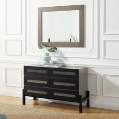 Merritt Dresser And Mirror Oak - Modway -Home Style Deals Store GUEST 8288b62f d029 43cb abde 9e314d4dec9e