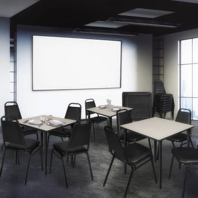 Kee Square Breakroom Table With Folding Legs - Regency 6 Kee Square Breakroom Table With Folding Legs - Regency - Image 6