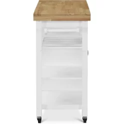 Denver Kitchen Cart White - ClickDecor -Home Style Deals Store GUEST 831f3c2c a990 4567 b820 82b761d8c946