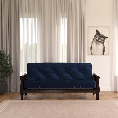 Full Brayden Wood Arm Futon Frame Espresso - Room & Joy 3 Full Brayden Wood Arm Futon Frame Espresso - Room & Joy - Image 3