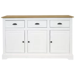 Sunnydaze Decor Sunnydaze Sideboard With 3 Drawers And 3 Doors - Solid Pine Construction - White - 32" 14 Sunnydaze Decor Sunnydaze Sideboard With 3 Drawers And 3 Doors - Solid Pine Construction - White - 32" -Home Style Deals Store GUEST 8377e2f6 fe4a 419f 9a57 027245f0cf43