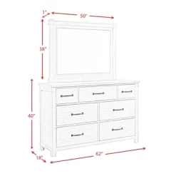 Jack 7 Drawer Dresser With Mirror Set Walnut - Picket House Furnishings -Home Style Deals Store GUEST 838f139f b7a5 4a6b a380 640239244f53