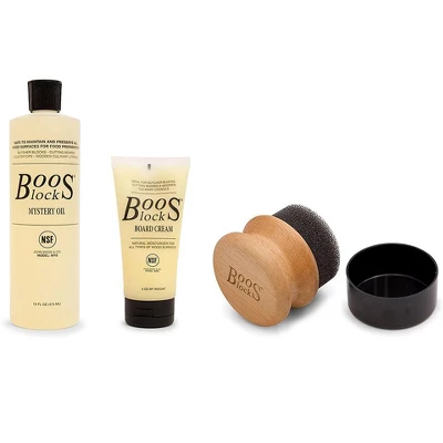 John Boos Maple Wood Top Work Table 48 X 24 X 1.5" With Adjustable Lower Shelf And 3 Piece Wood Cutting Board Care And Maintenance Set 2 John Boos Maple Wood Top Work Table 48 X 24 X 1.5" With Adjustable Lower Shelf And 3 Piece Wood Cutting Board Care And Maintenance Set - Image 2