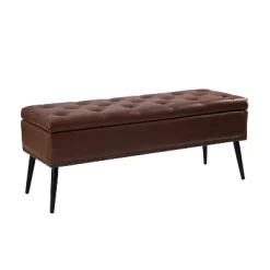 Arnold Upholstered Flip Top Storage Bench With Tufted Design | ARTFUL LIVING DESIGN 24 Arnold Upholstered Flip Top Storage Bench With Tufted Design | ARTFUL LIVING DESIGN -Home Style Deals Store GUEST 84292de1 9276 40c1 9500 d5ce1acd8c82