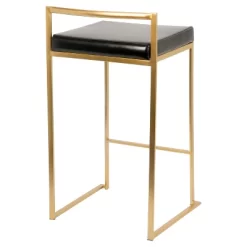 Set Of 2 27" Fuji Contemporary Counter Height Barstool - Lumisource -Home Style Deals Store GUEST 84dcc961 d389 43da 99ee 887b28f45c81