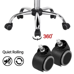 Yaheetech Velvet Low Back Armless Desk Chair Office Chair With Wheels -Home Style Deals Store GUEST 859f0a58 9328 4f49 9d8c 4ee5a0543f2c