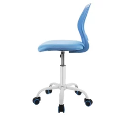 Costway Office Task Desk Armless Chair Adjustable Mid Back Swivel Study Chair RoseBlueTurquoisePurple -Home Style Deals Store GUEST 85fb31a8 01aa 4aa2 803a 14f3aa693f91