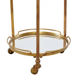 Traditional Iron And Mirrored Bar Cart Brass - Olivia & May -Home Style Deals Store GUEST 8889380f 5627 4b12 b4a0 285e9795841f