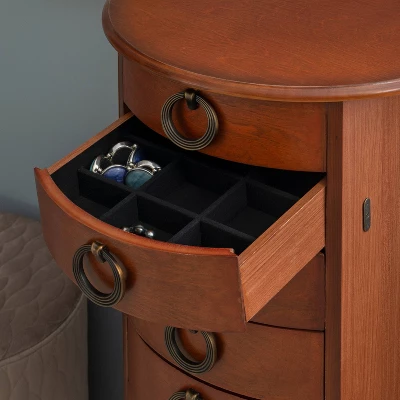 Raine Jewelry Armoire Cherry - Powell Company 11 Raine Jewelry Armoire Cherry - Powell Company - Image 11